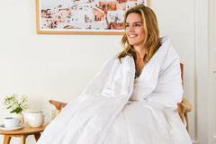 50% Hungarian Duck Down Summer Weight Comforter - New Zealand Made