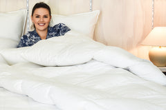 80% Hungarian Goose Down Fall Weight Comforter - New Zealand Made