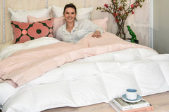 80% Hungarian Duck Down Winter Weight Comforter - New Zealand Made